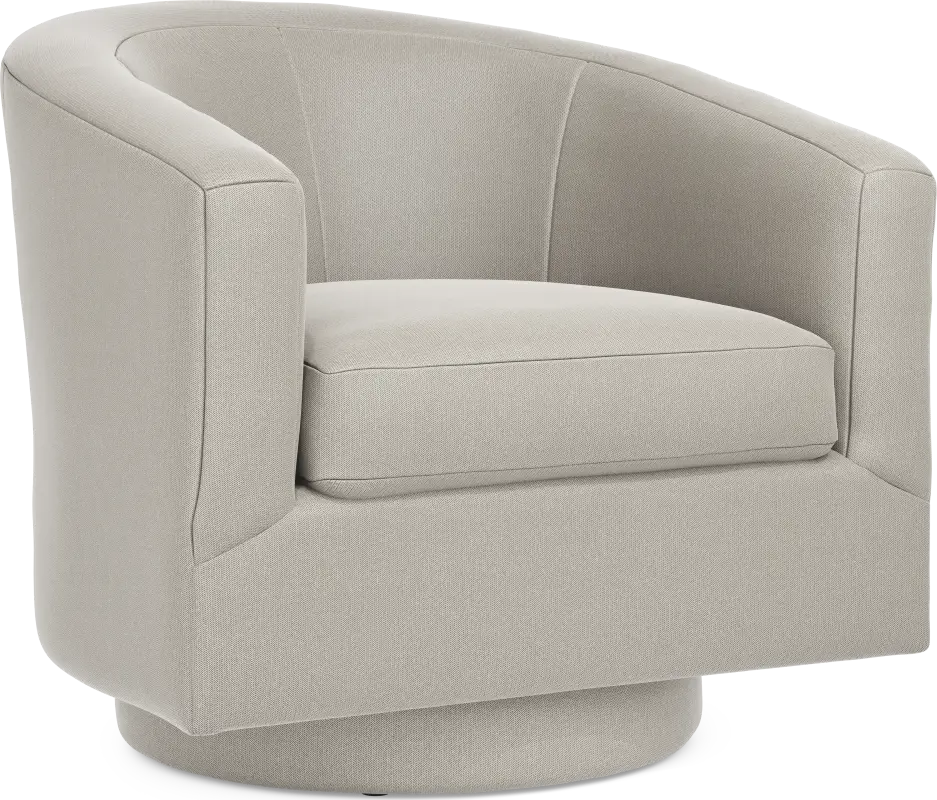 Harmonie Dove Swivel Chair