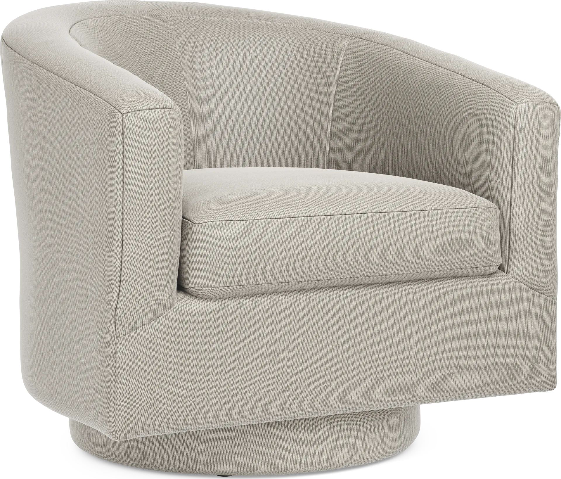 Harmonie Dove Swivel Chair - Image 1