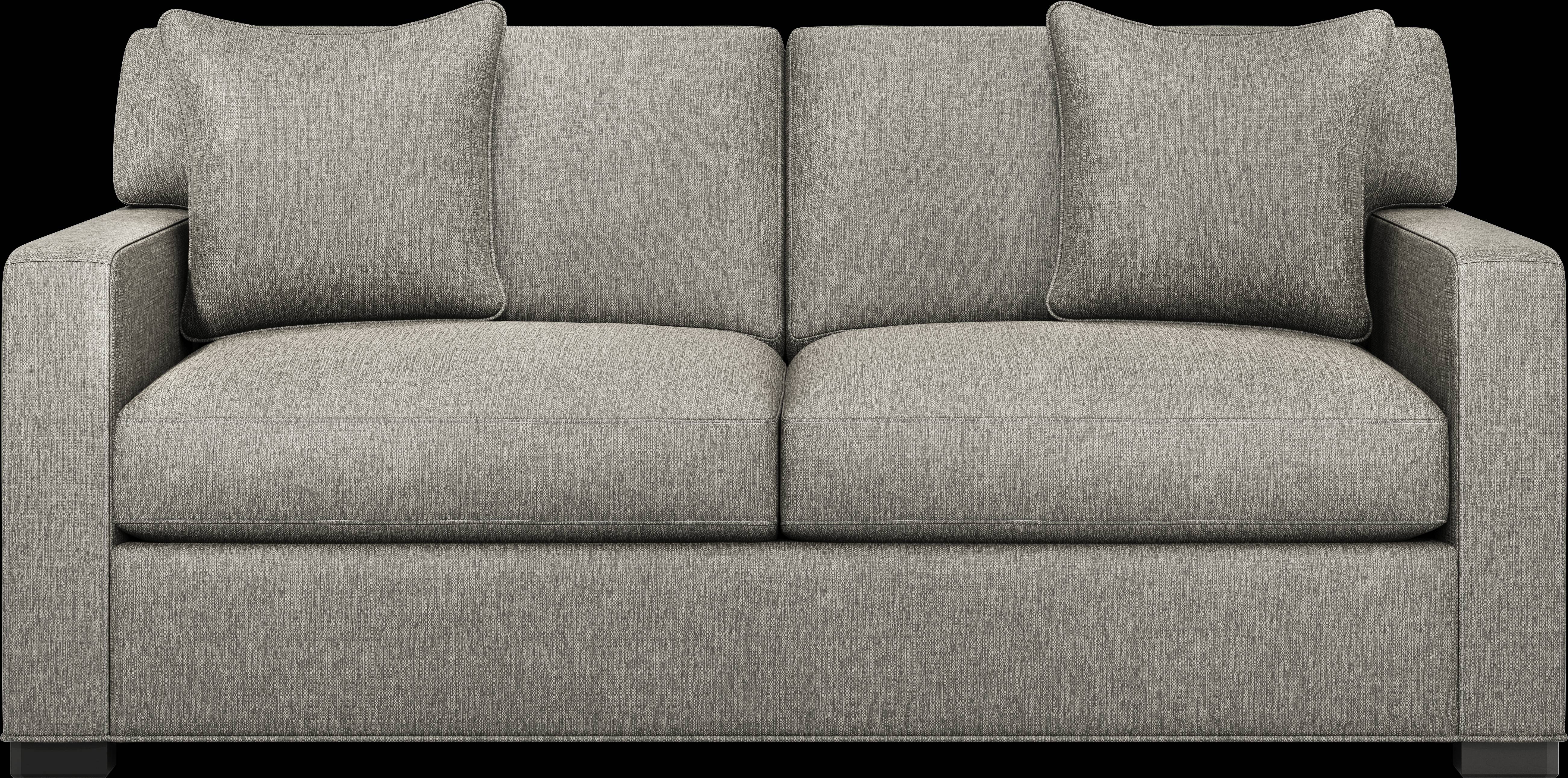 Harmonie Gray Apartment Sofa - Thumbnail - Image 1
