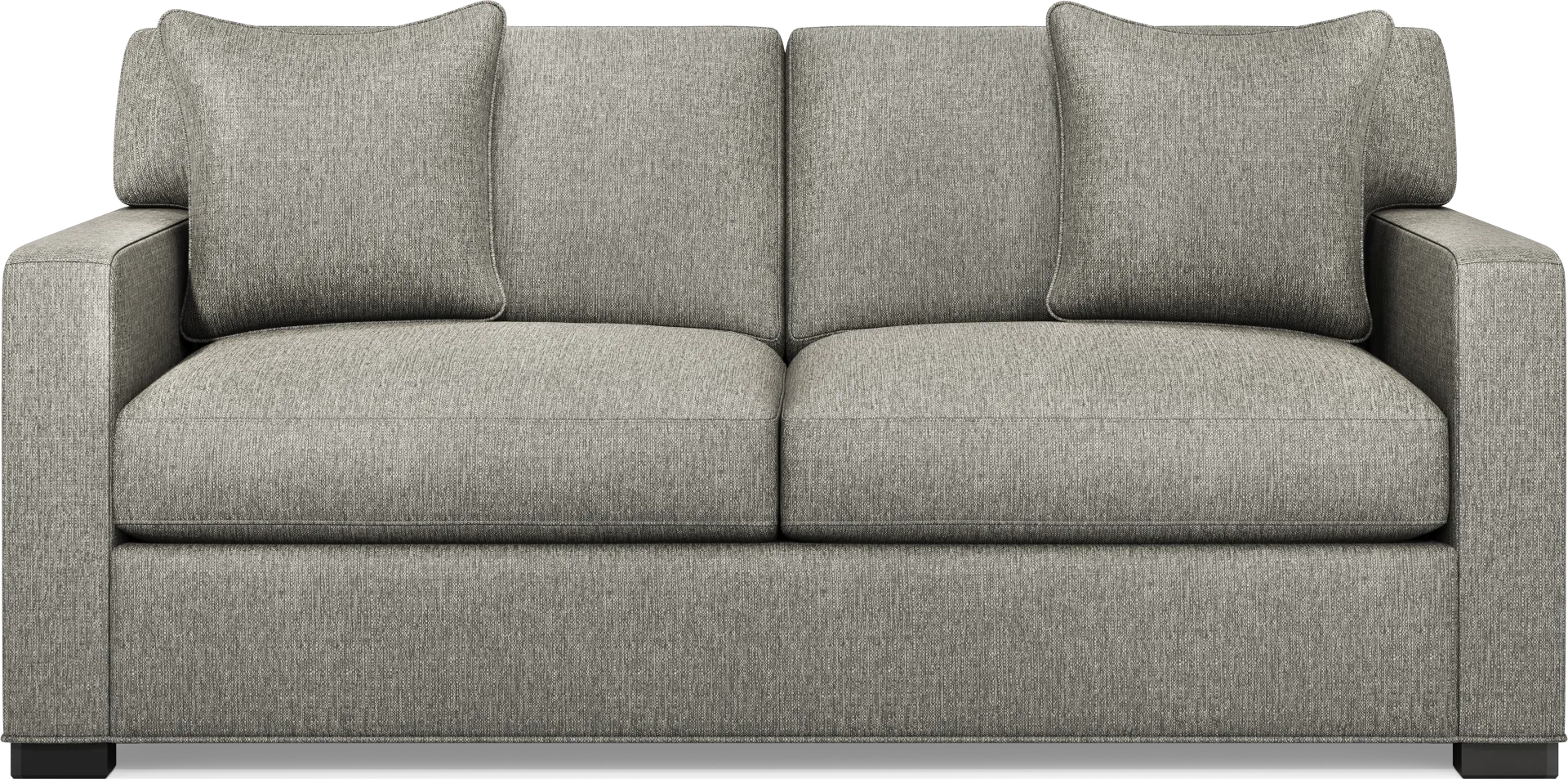 Harmonie Gray Apartment Sofa - Image 1