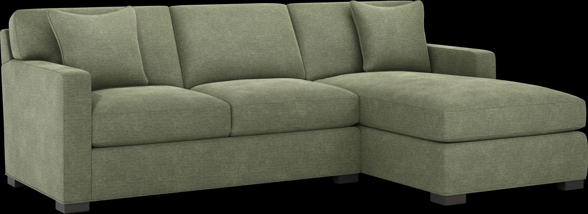 Harmonie Avocado 2 Pc Sectional - Image 1