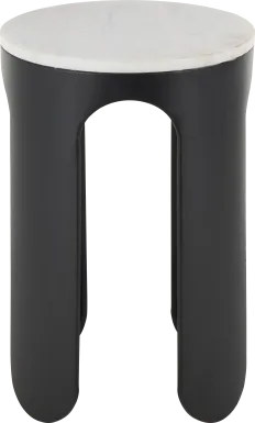 Oluda Black Accent Table