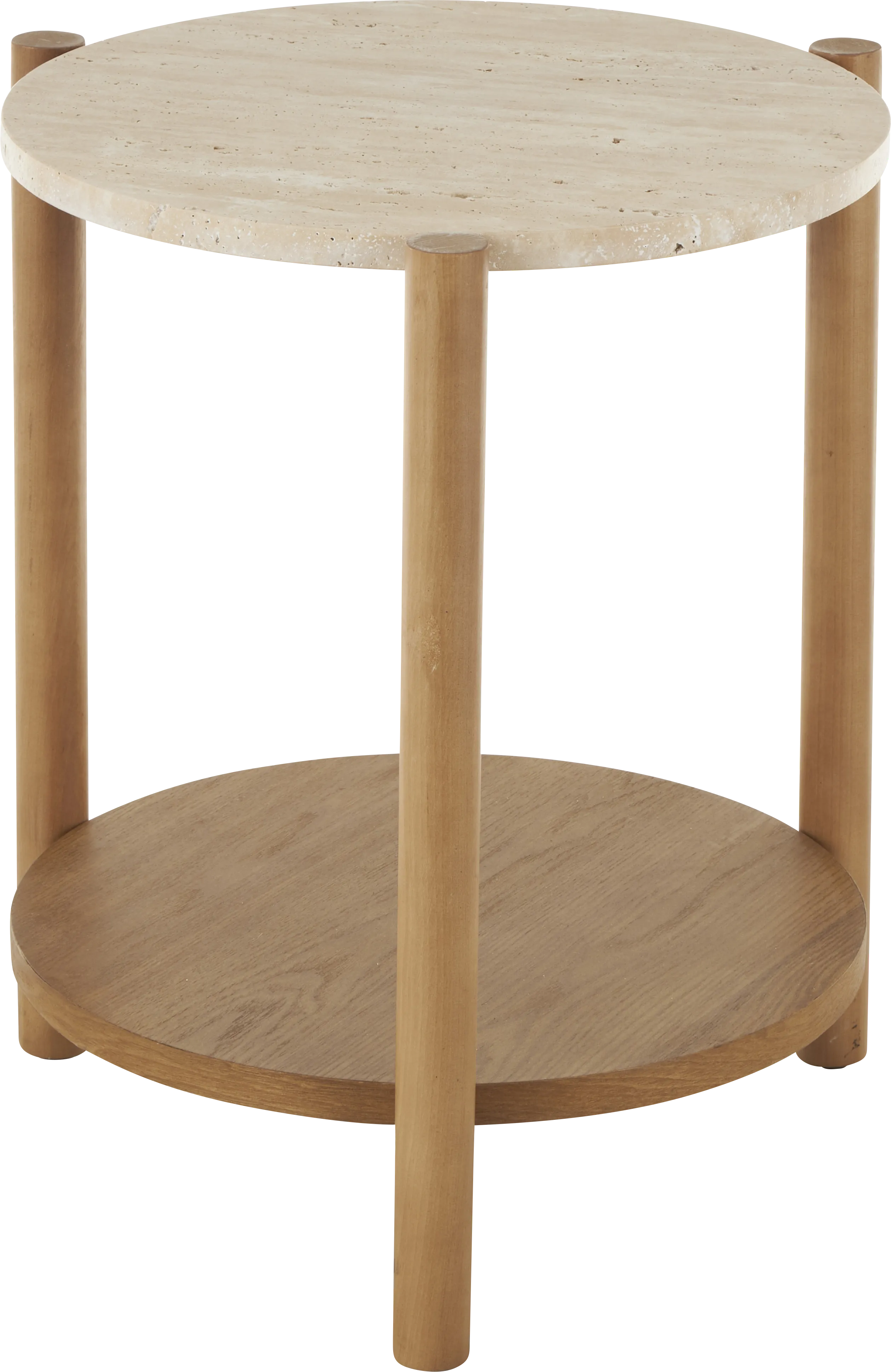 Avudo Brown Accent Table - Thumbnail - Image 1