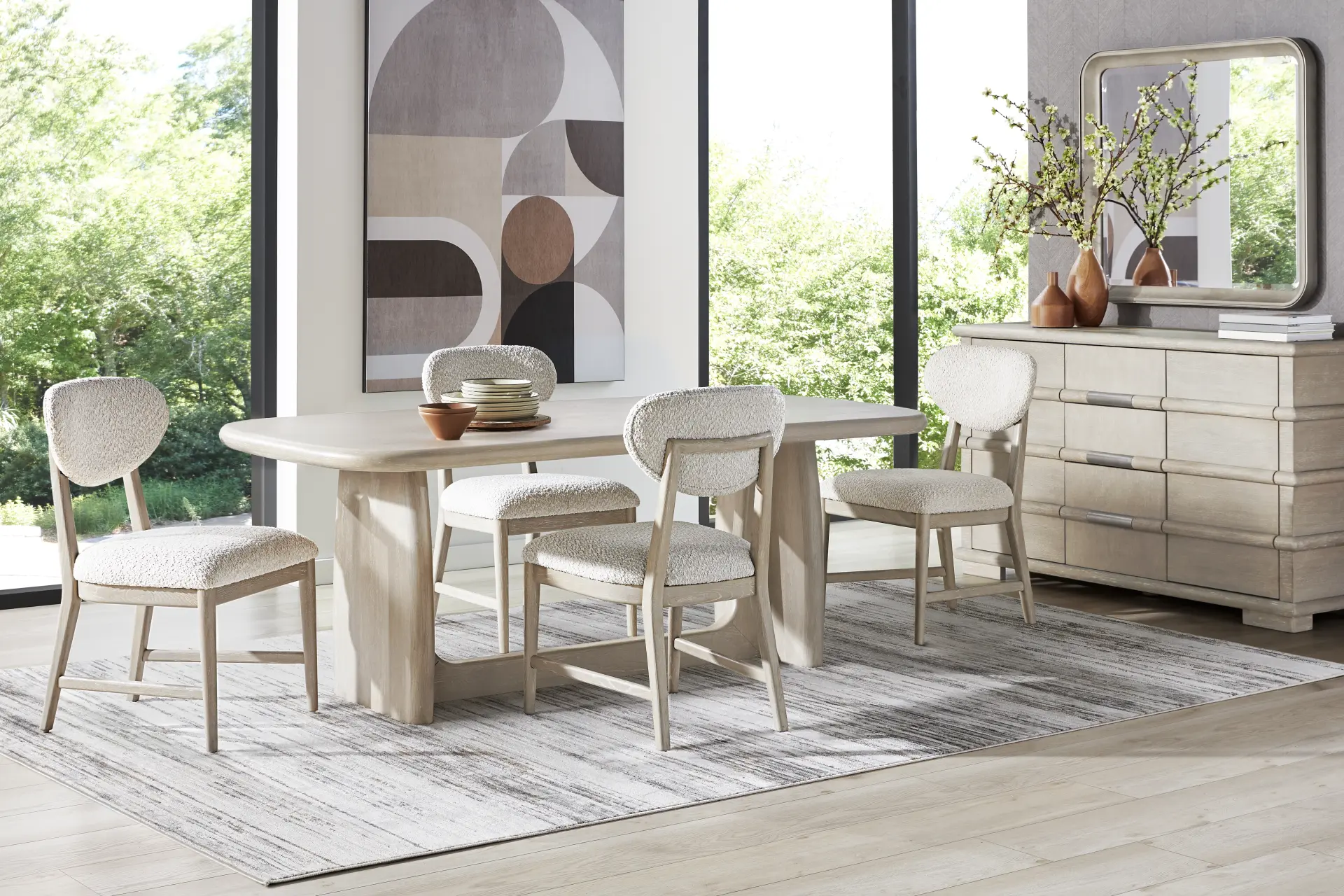 Moreno Stone 5 Pc Dining Room