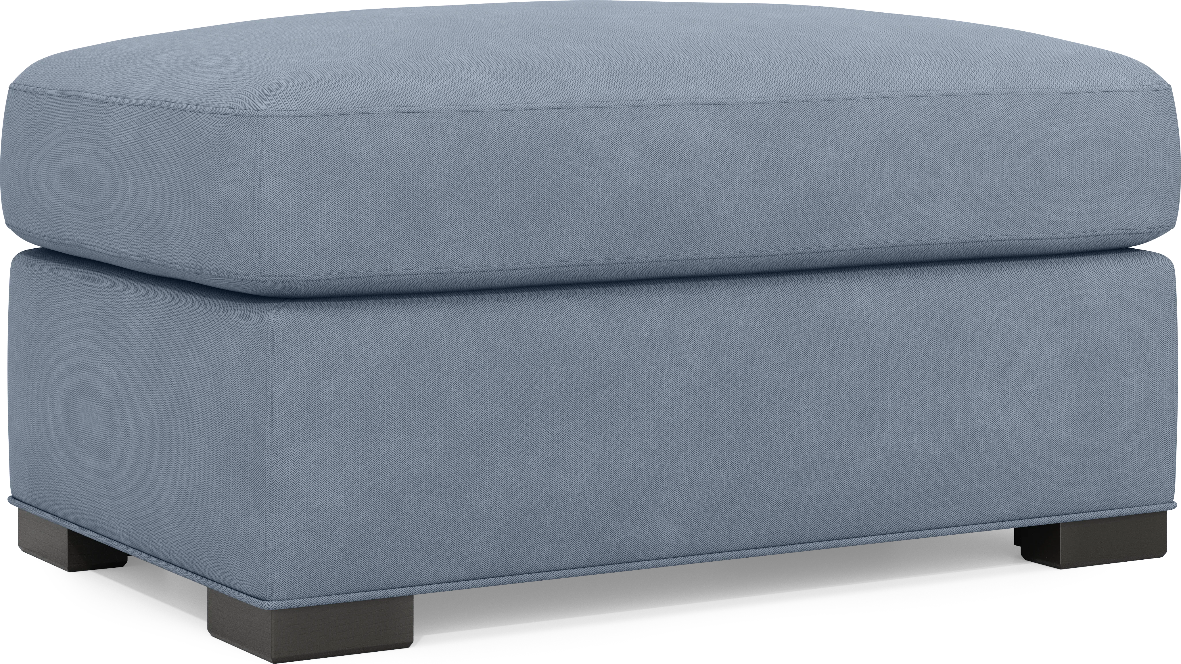 Harmonie Blue Ottoman - Thumbnail - Image 1