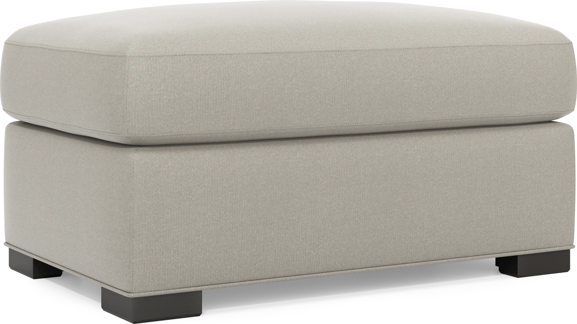 Harmonie Dove Ottoman - Image 1