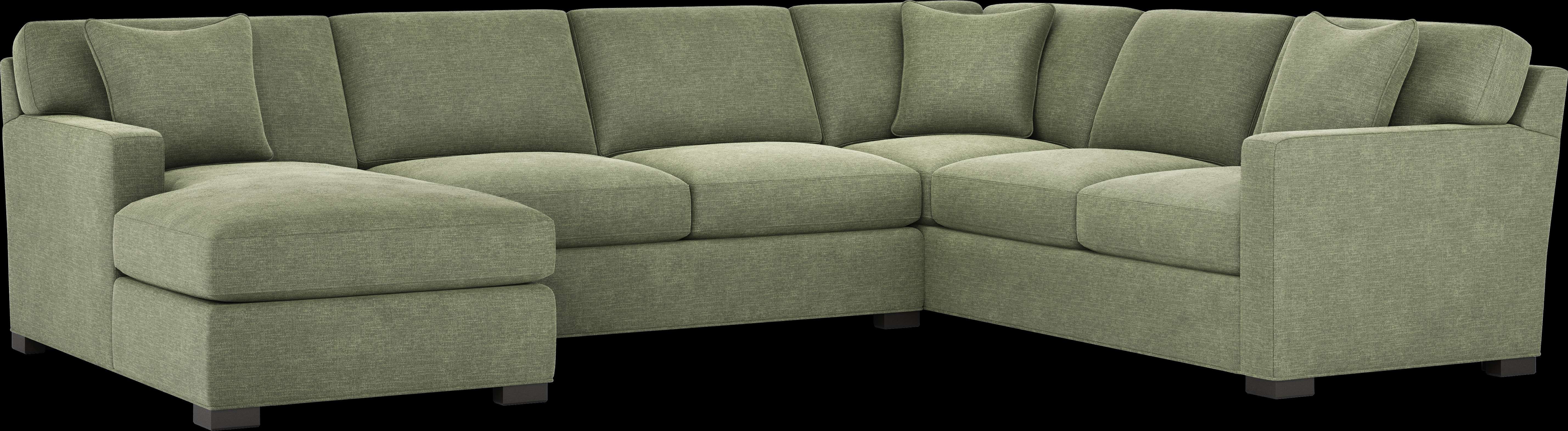 Harmonie Avocado 3 Pc Sectional - Thumbnail - Image 1