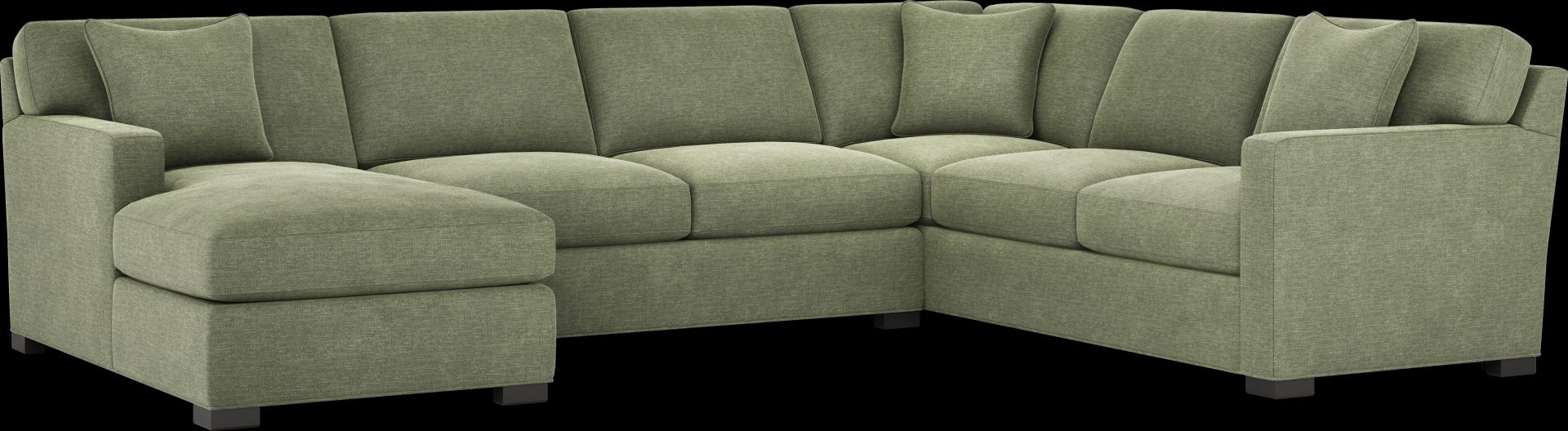 Harmonie Avocado 3 Pc Sectional - Image 1