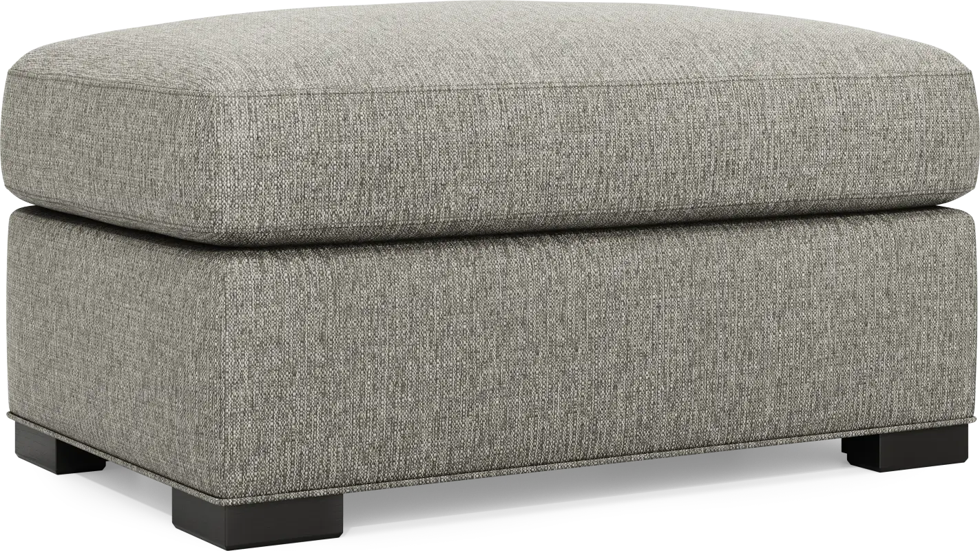 Harmonie Gray Ottoman