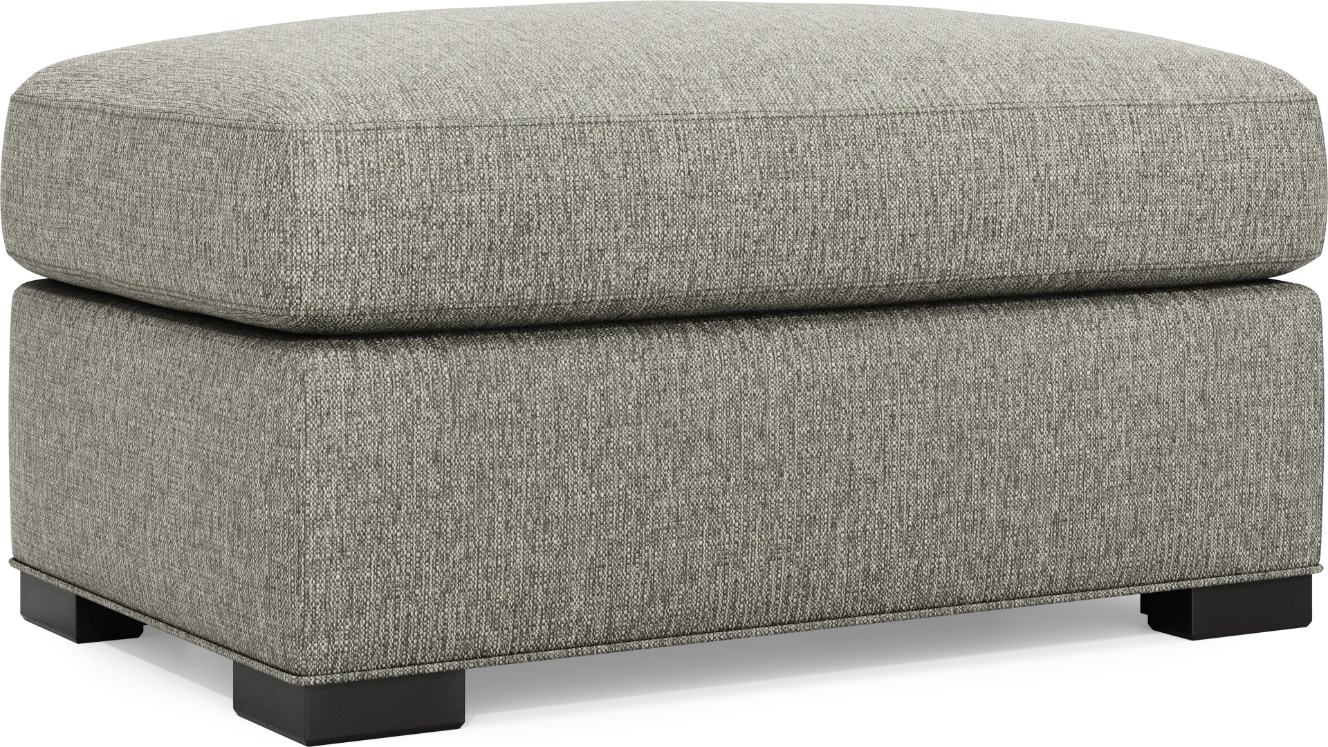 Harmonie Gray Ottoman - Image 1