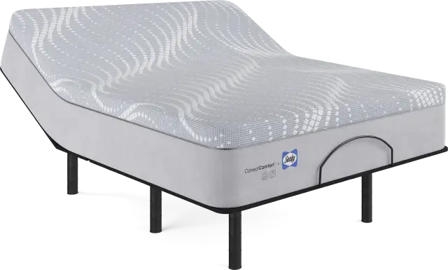 Sealy Correct Comfort Bradford Hill Queen Mattress with Head Up Only Base