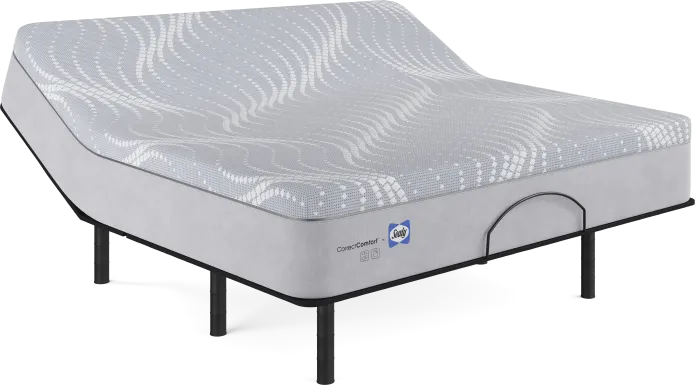 Sealy Correct Comfort Bradford Hill King Mattress with Head Up Only Base