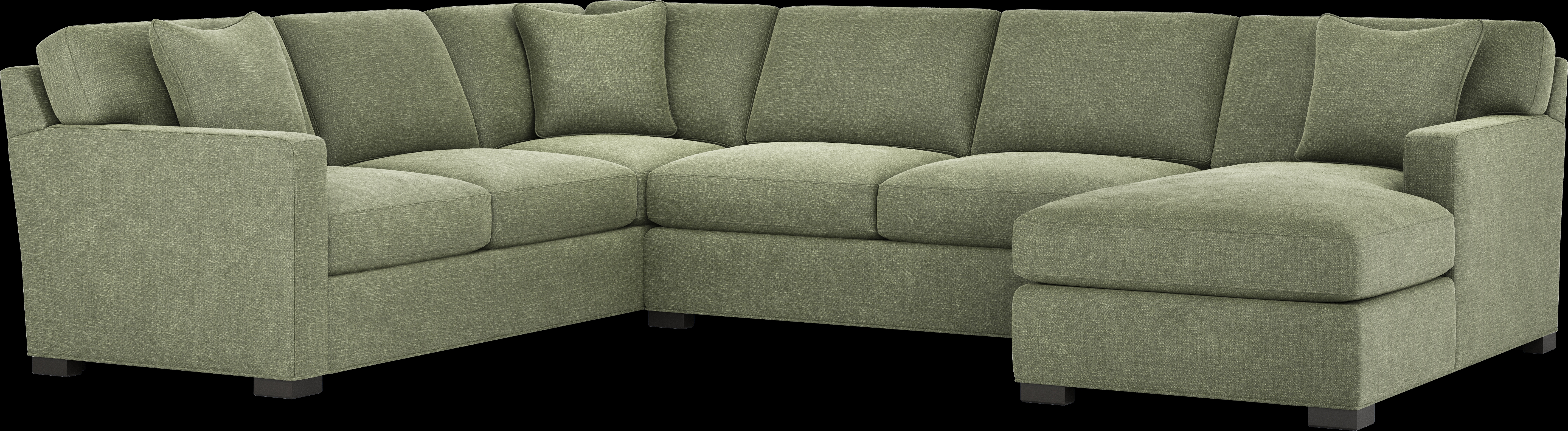 Harmonie Avocado 3 Pc Sectional - Thumbnail - Image 1