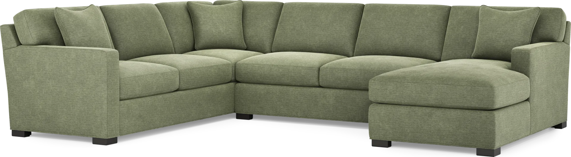 Harmonie Avocado 3 Pc Sectional - Image 2