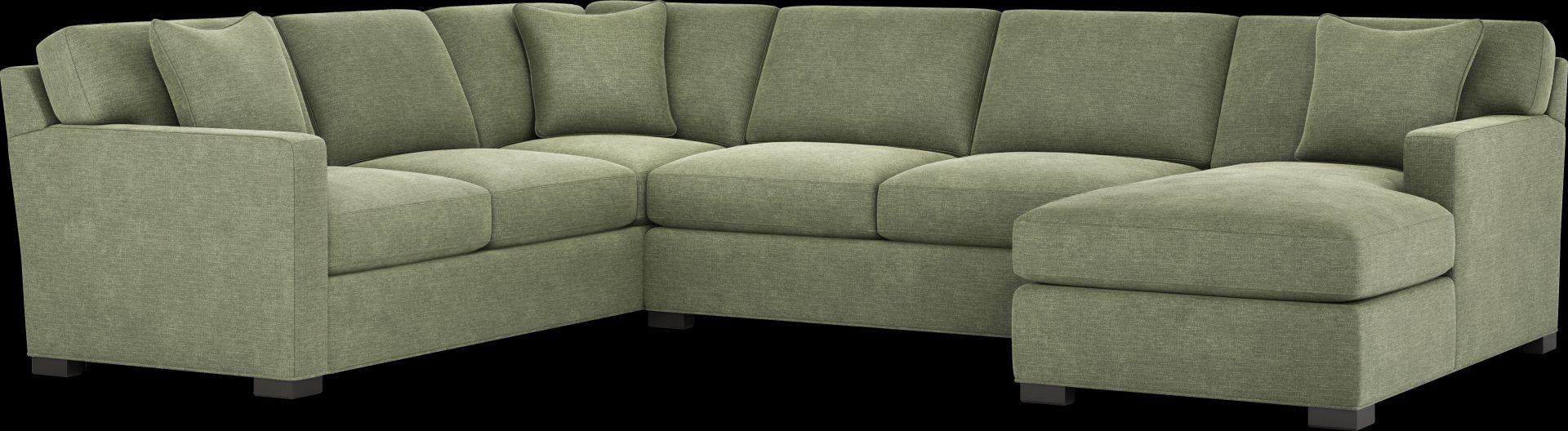 Harmonie Avocado 3 Pc Sectional - Image 1