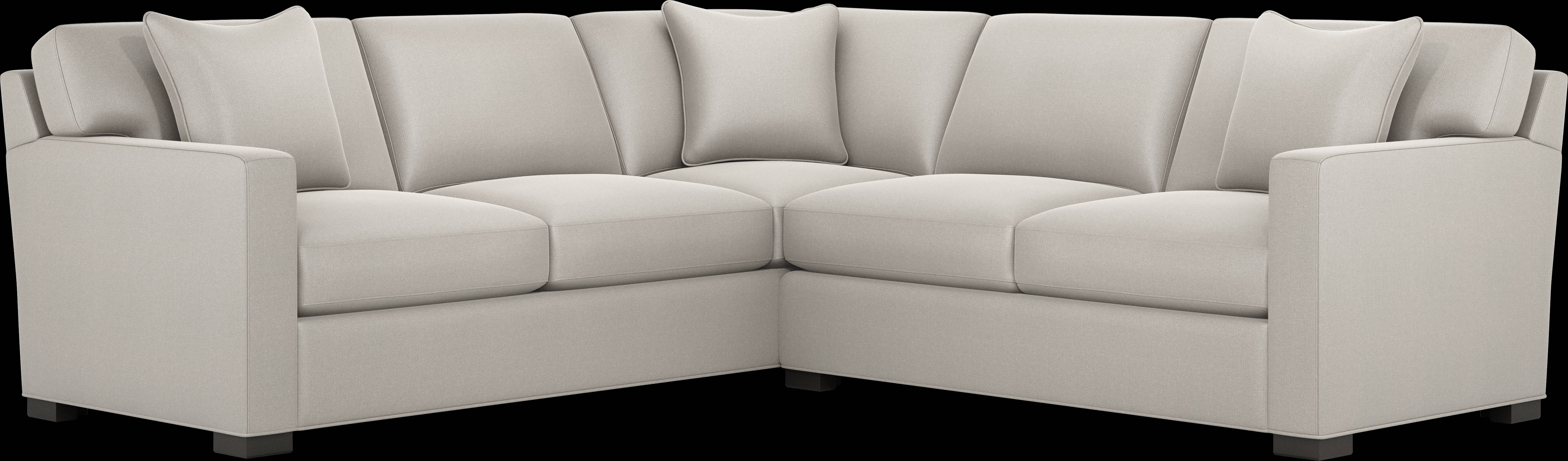 Harmonie Dove 2 Pc Sectional - Thumbnail - Image 1