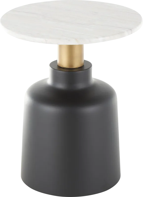 Bolto Black Accent Table