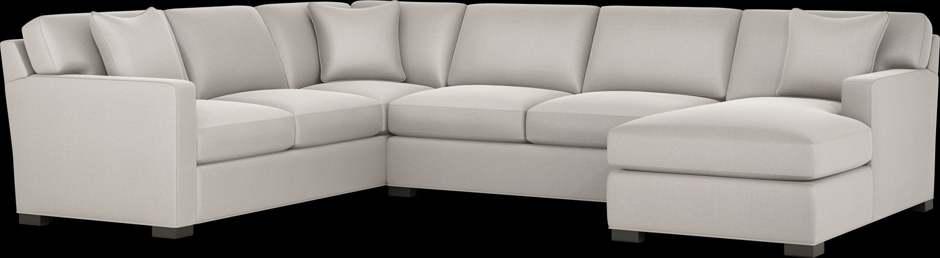 Harmonie Dove 3 Pc Sectional - Image 1