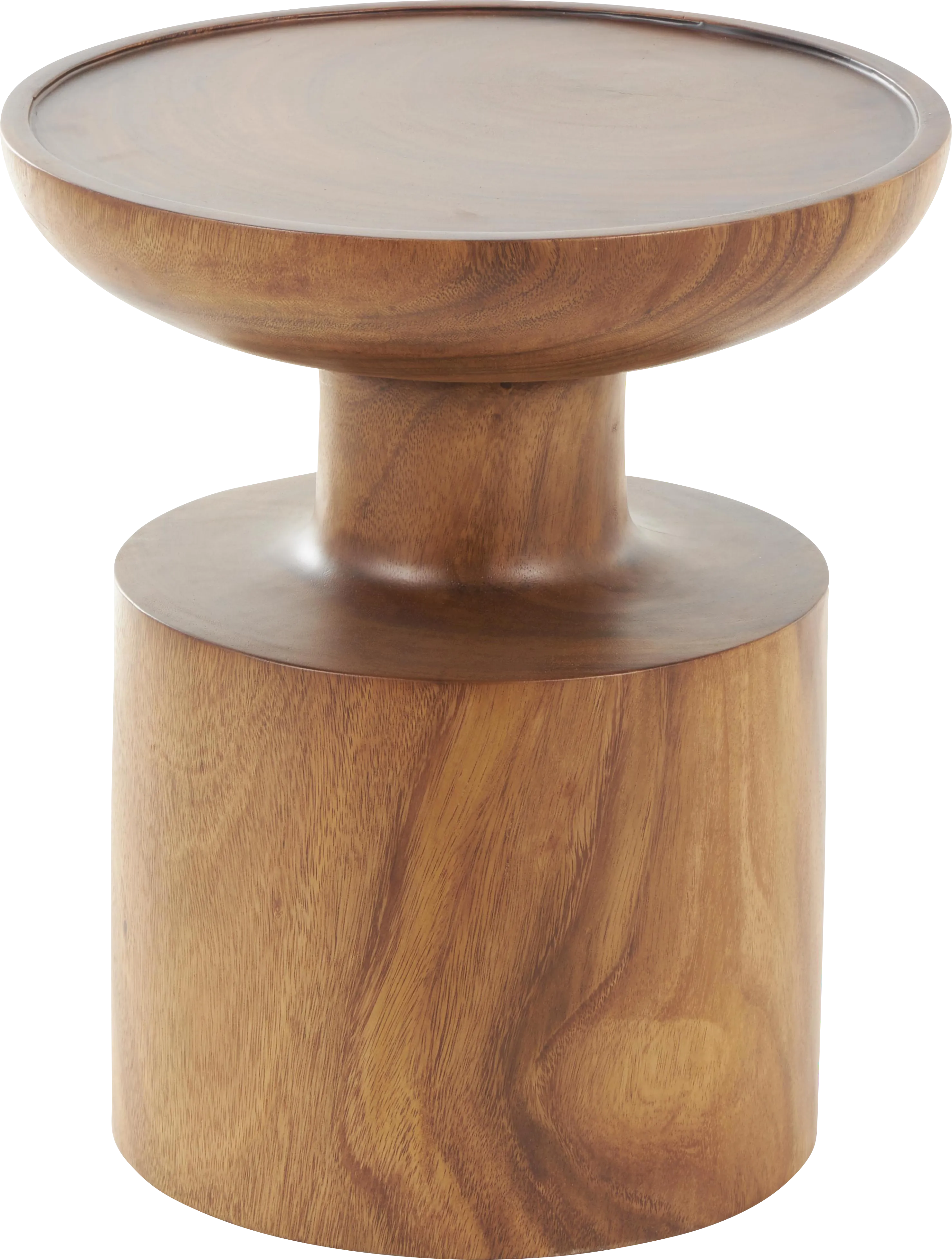 Cacam Brown Accent Table - Thumbnail - Image 1