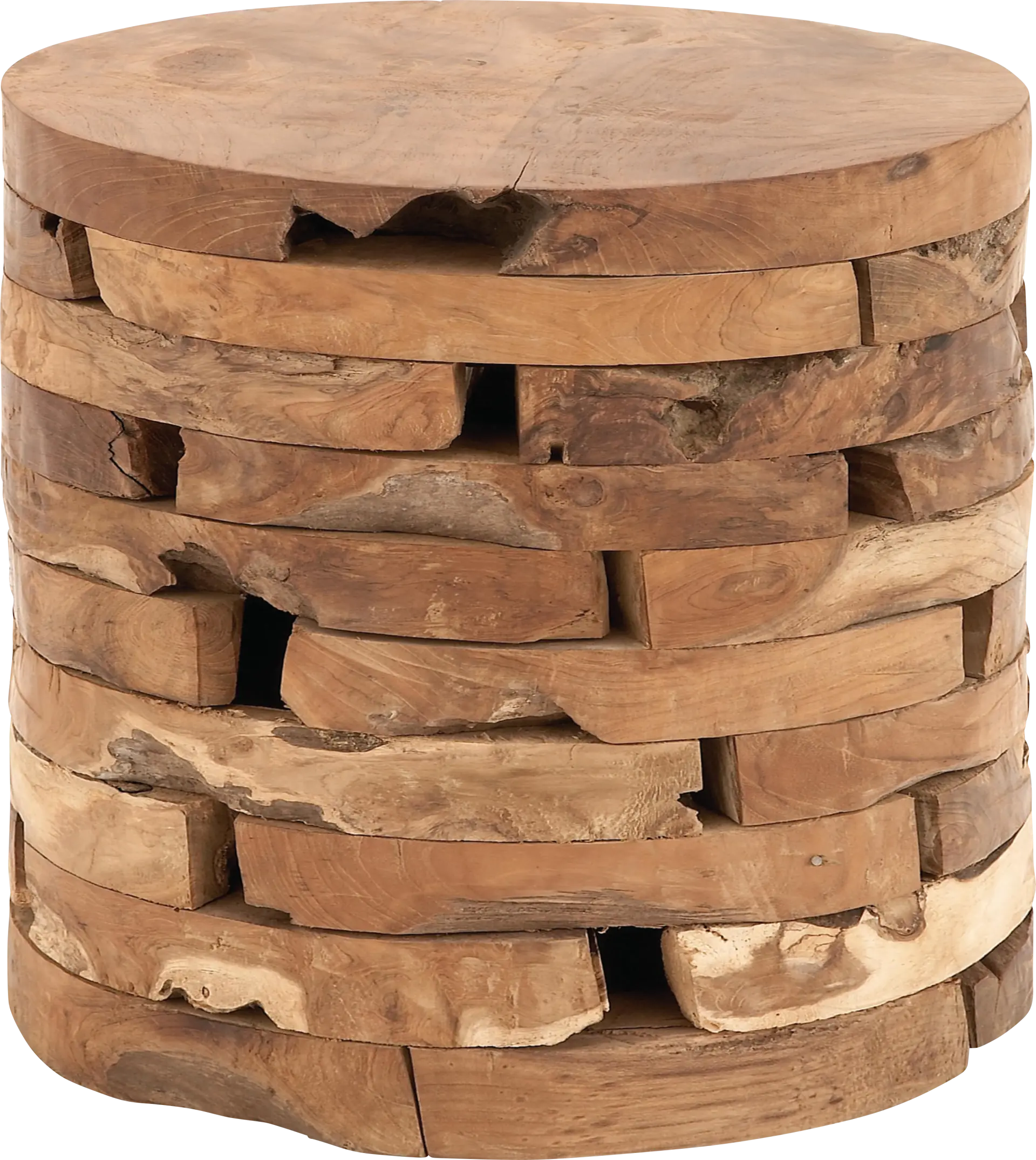 Nalsan Light Brown Accent Table