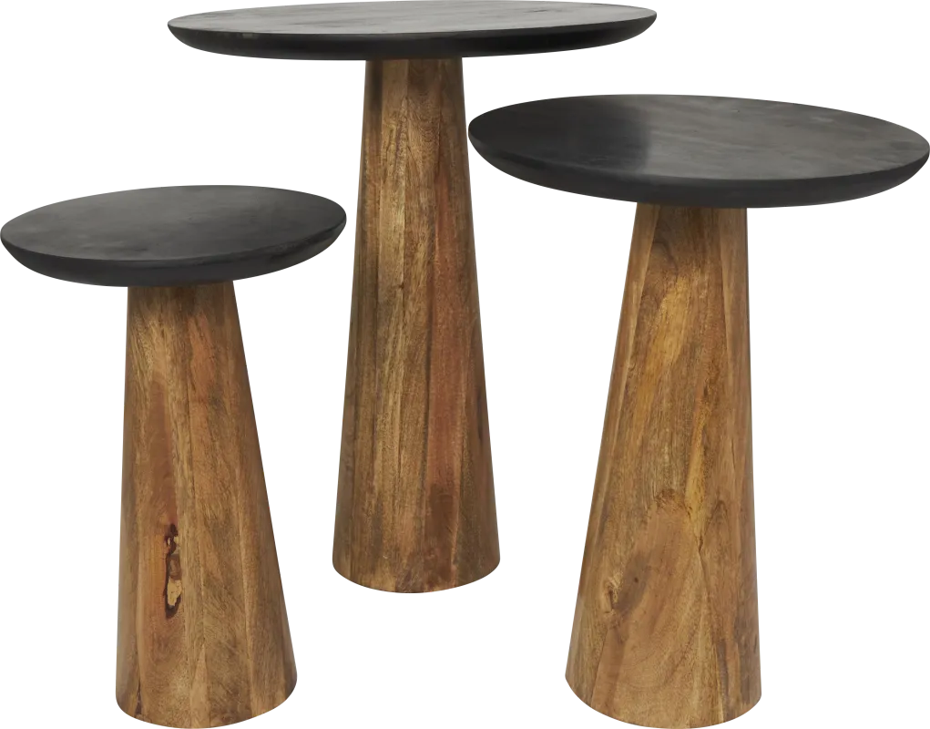 Angila Brown Accent Tables, Set of 3
