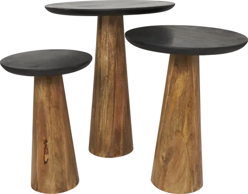 Angila Brown Accent Tables, Set of 3