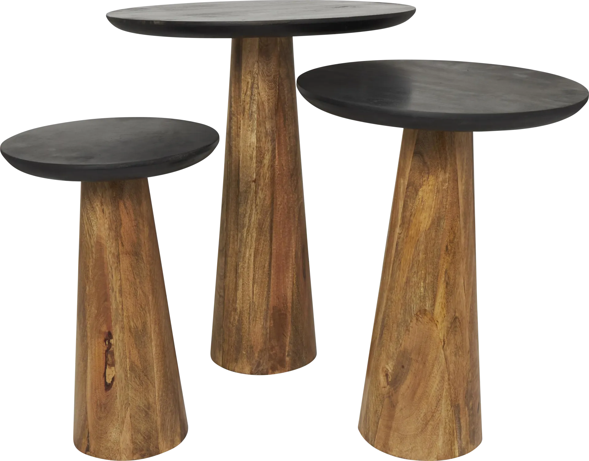 Angila Brown Accent Tables, Set of 3 - Image 1