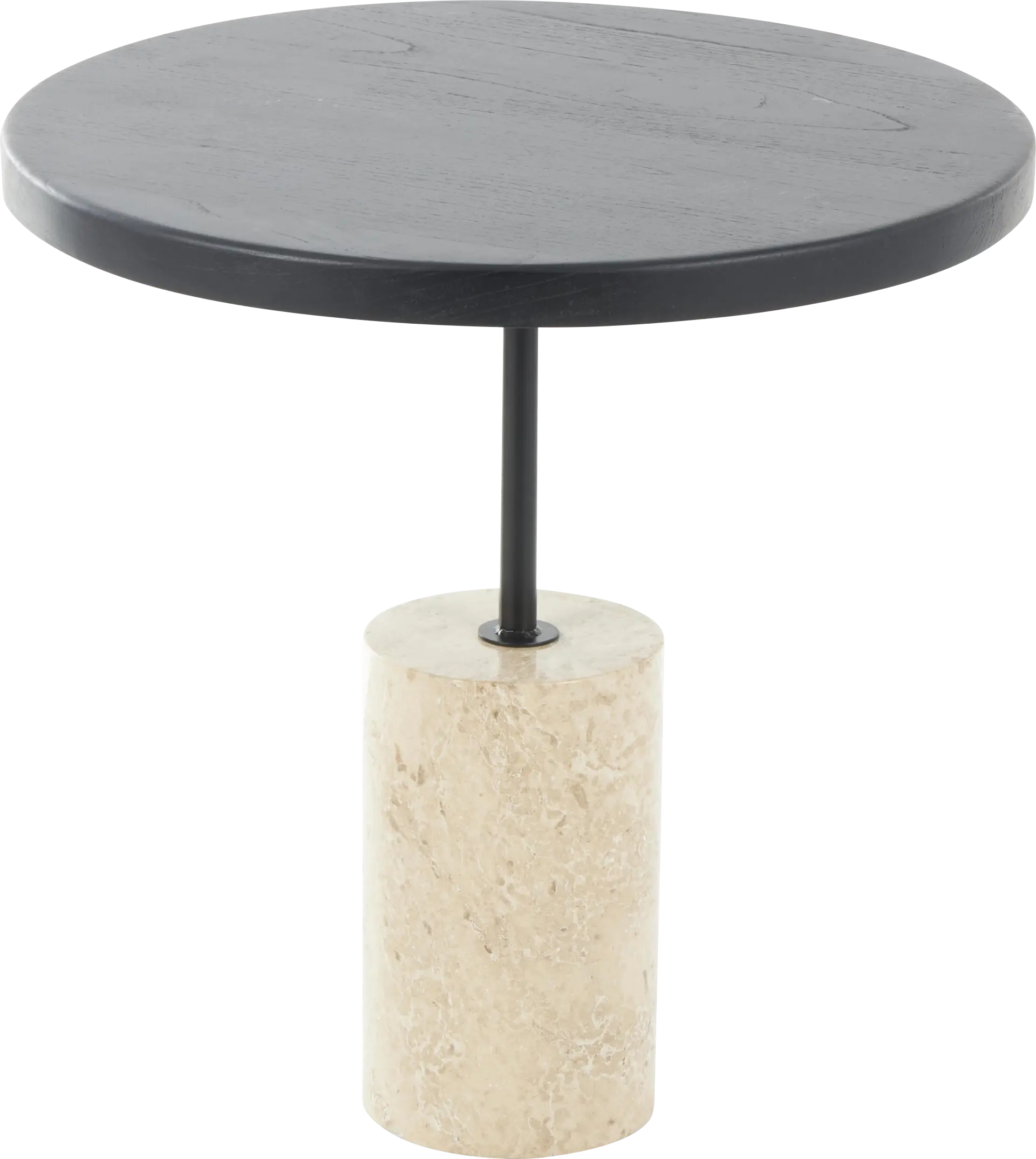 Dinne Black Accent Table