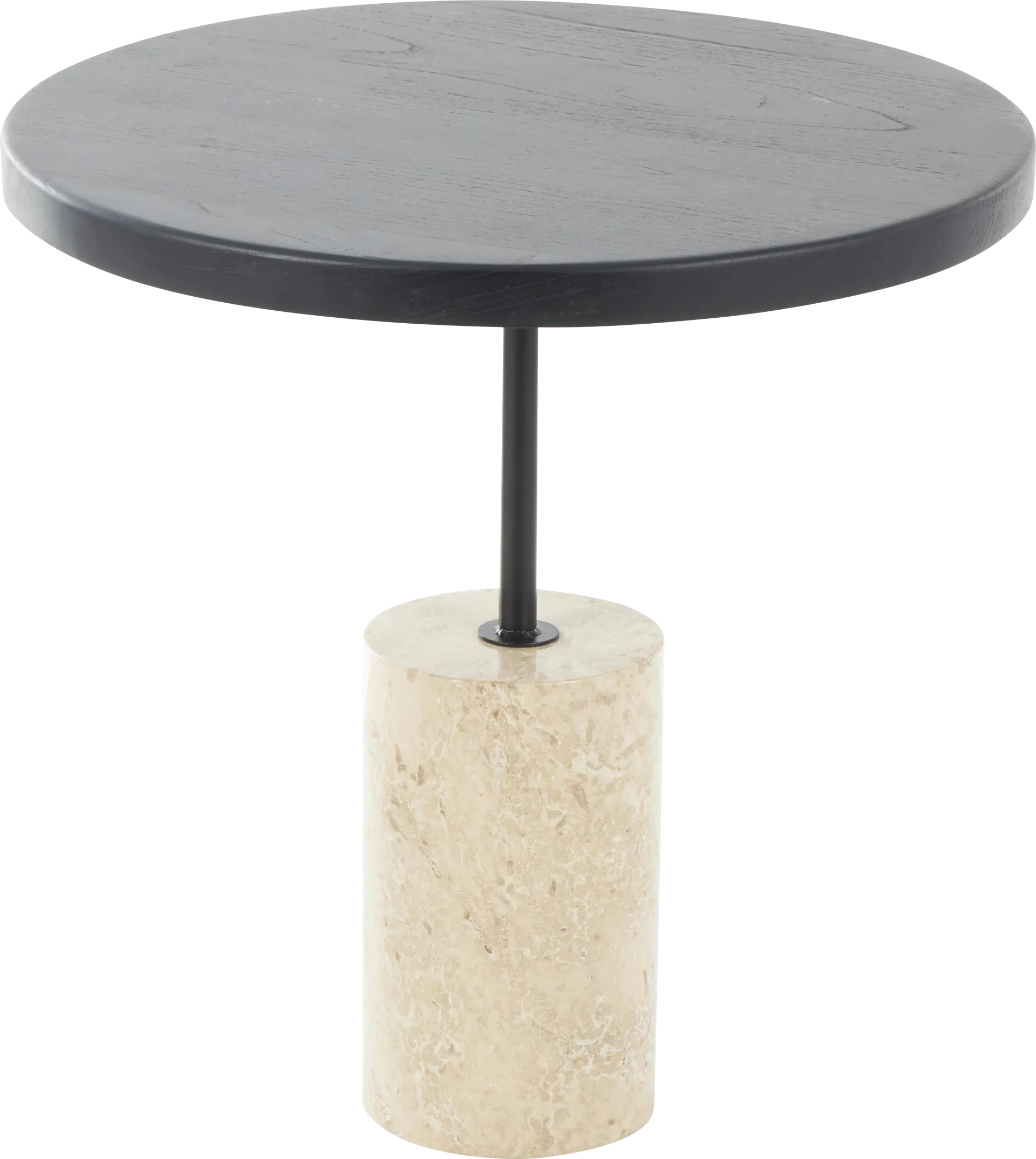 Dinne Black Accent Table - Image 1