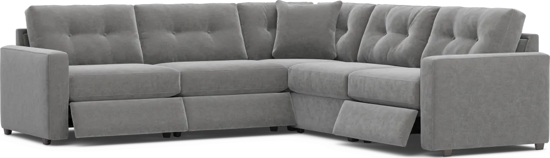 Gray 5 Pc Power Reclining ModularOne