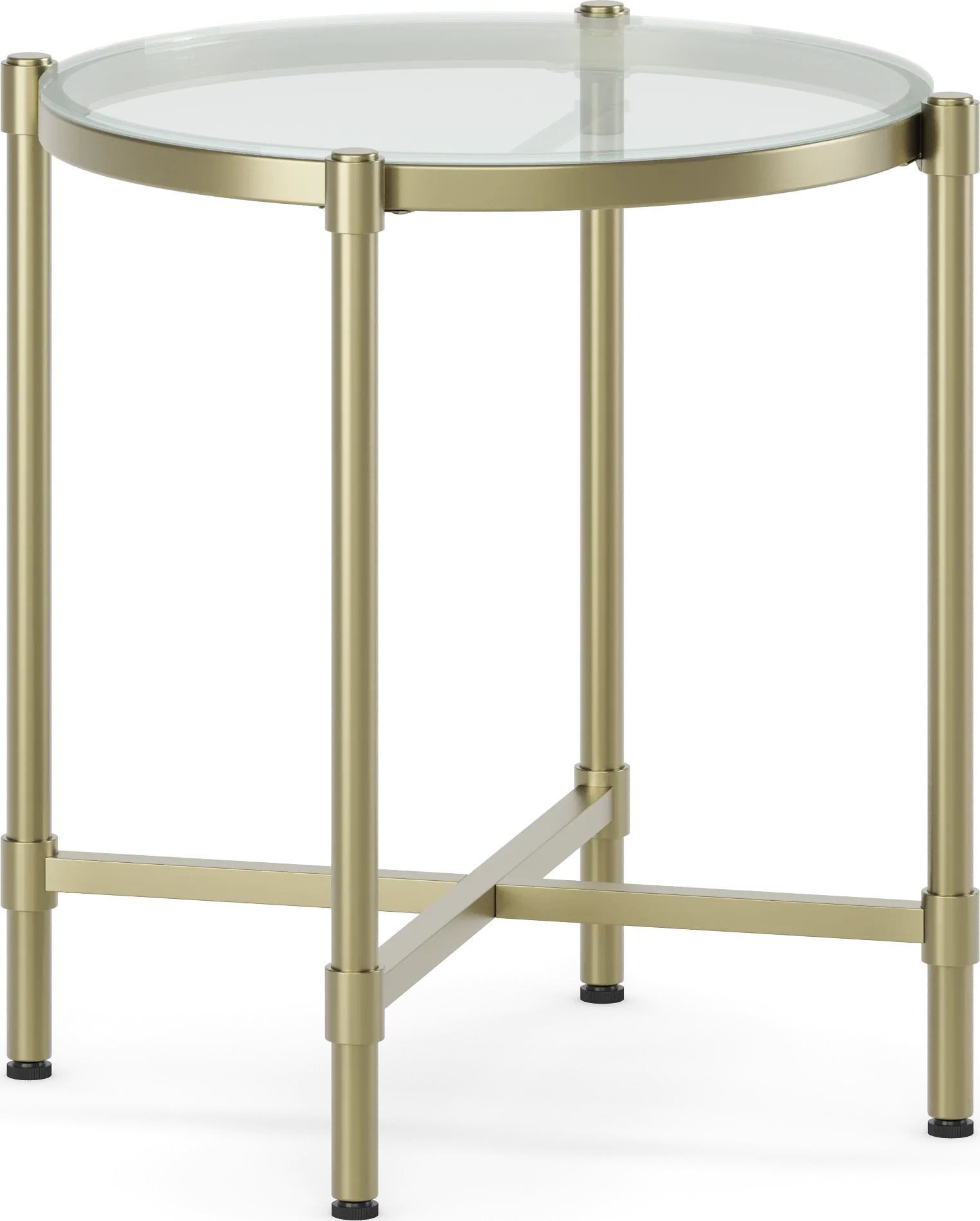 Alva Gold End Table - Thumbnail - Image 1