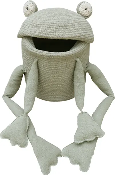 Kids Olive Frog Basket