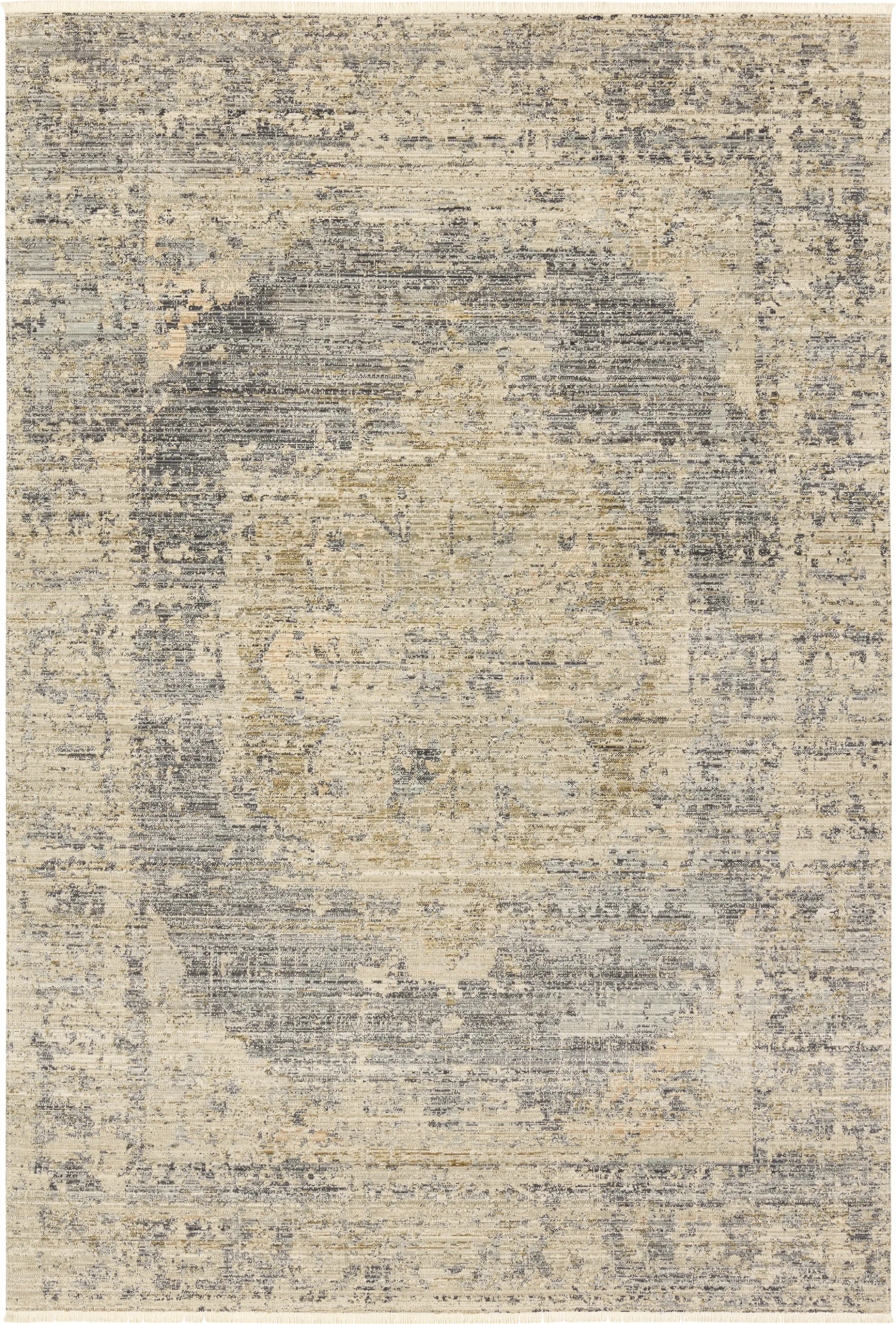 Kamal Gray 5' x 7'10 Indoor/Outdoor Rug - Image 1