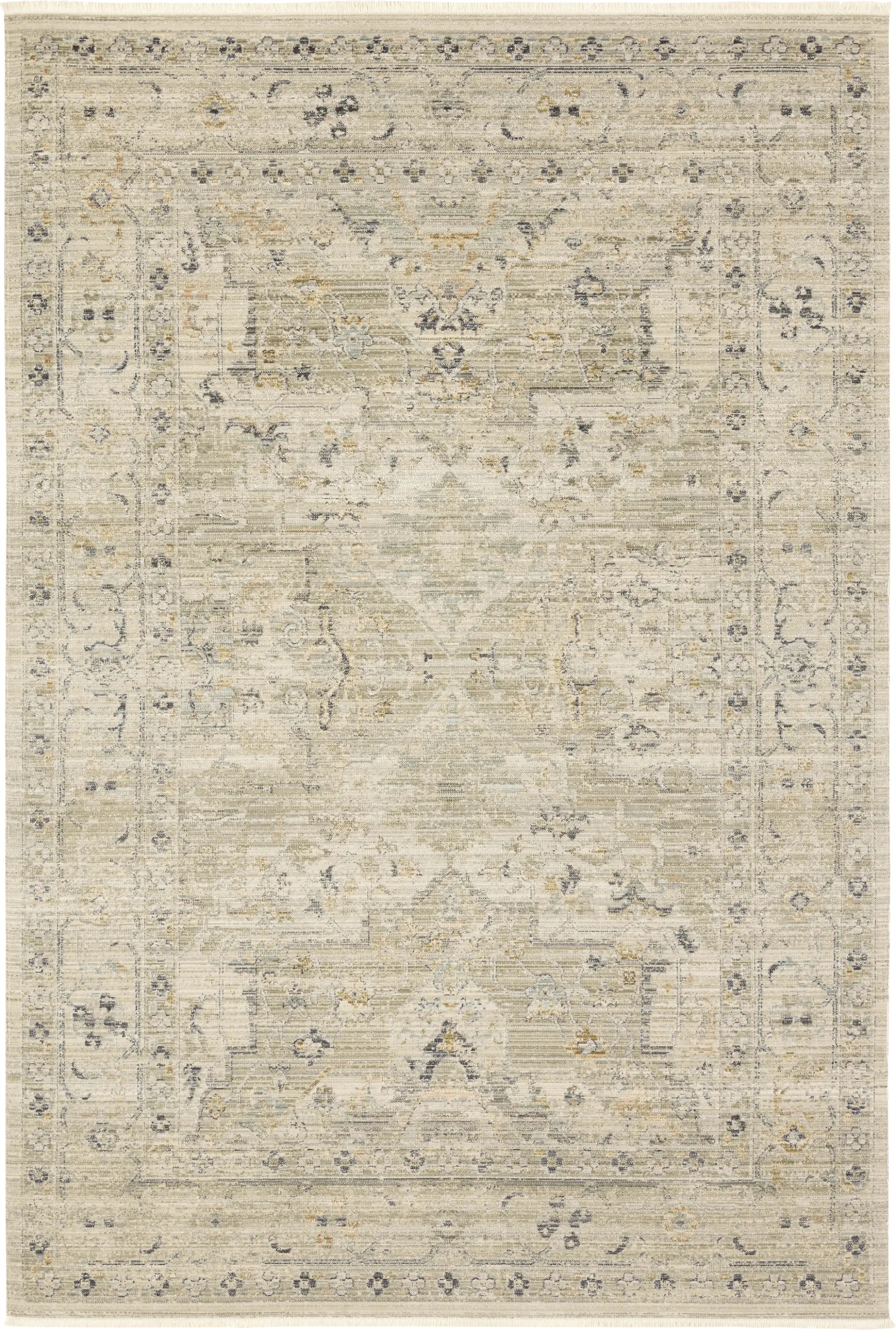 Husni Cream 5' x 7'10 Indoor/Outdoor Rug