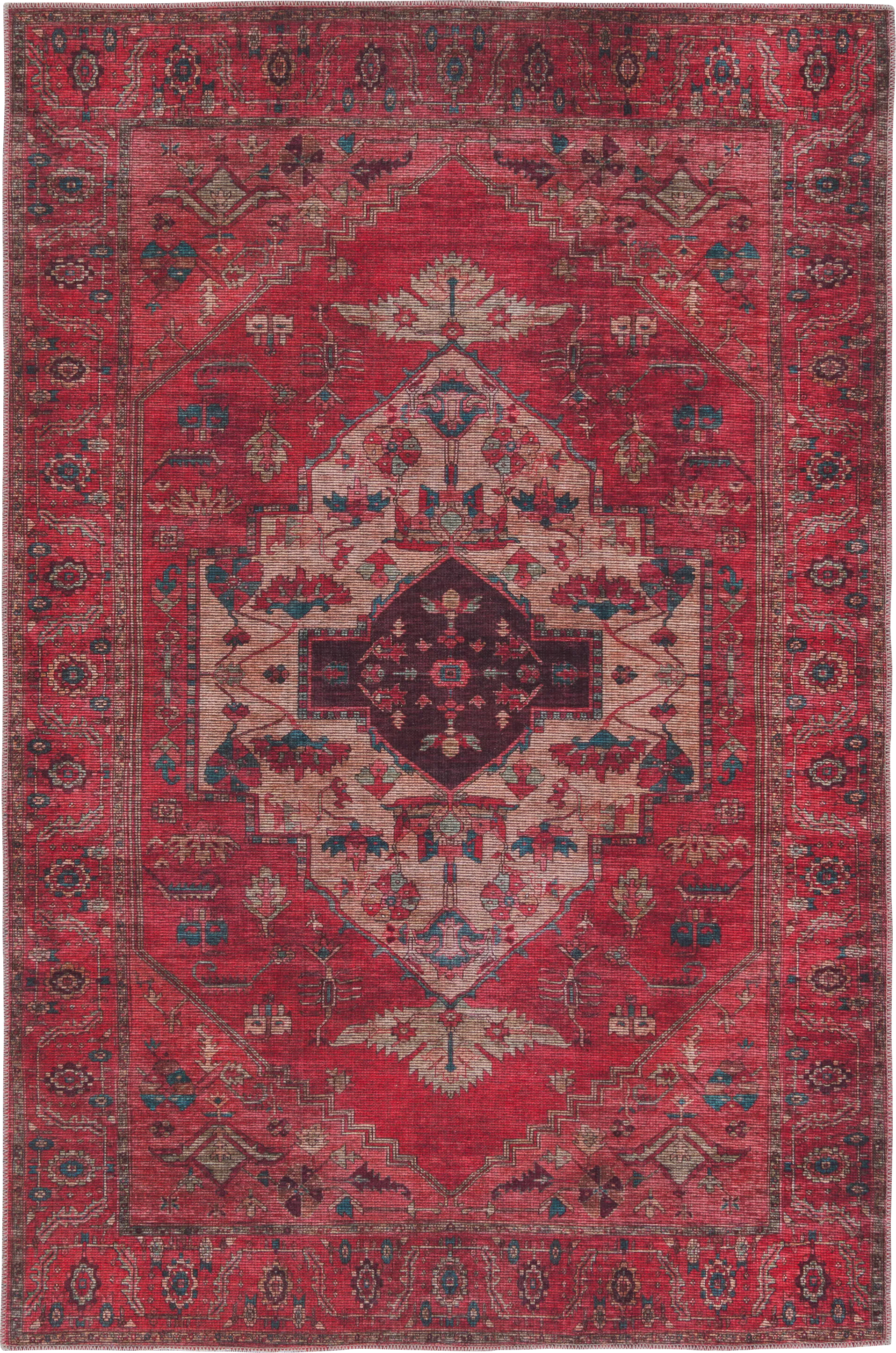 Tortos Red 3' x 8' Runner Rug - Thumbnail - Image 1
