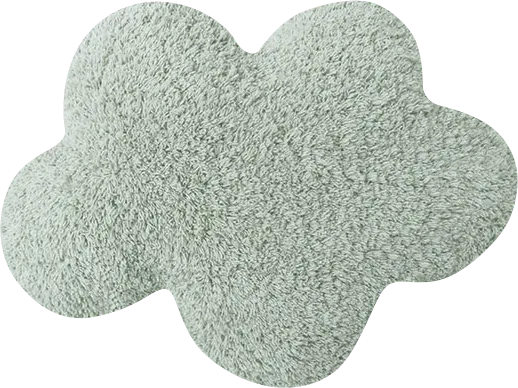 Kids Blue Clouds Floor Pillow - Image 1