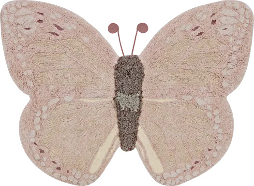 Kids Rose 3' x 4' Butterfly Rug