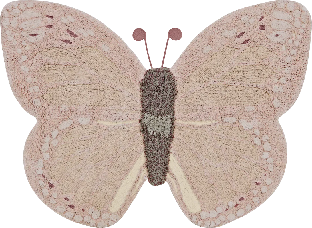 Kids Rose 3' x 4' Butterfly Rug