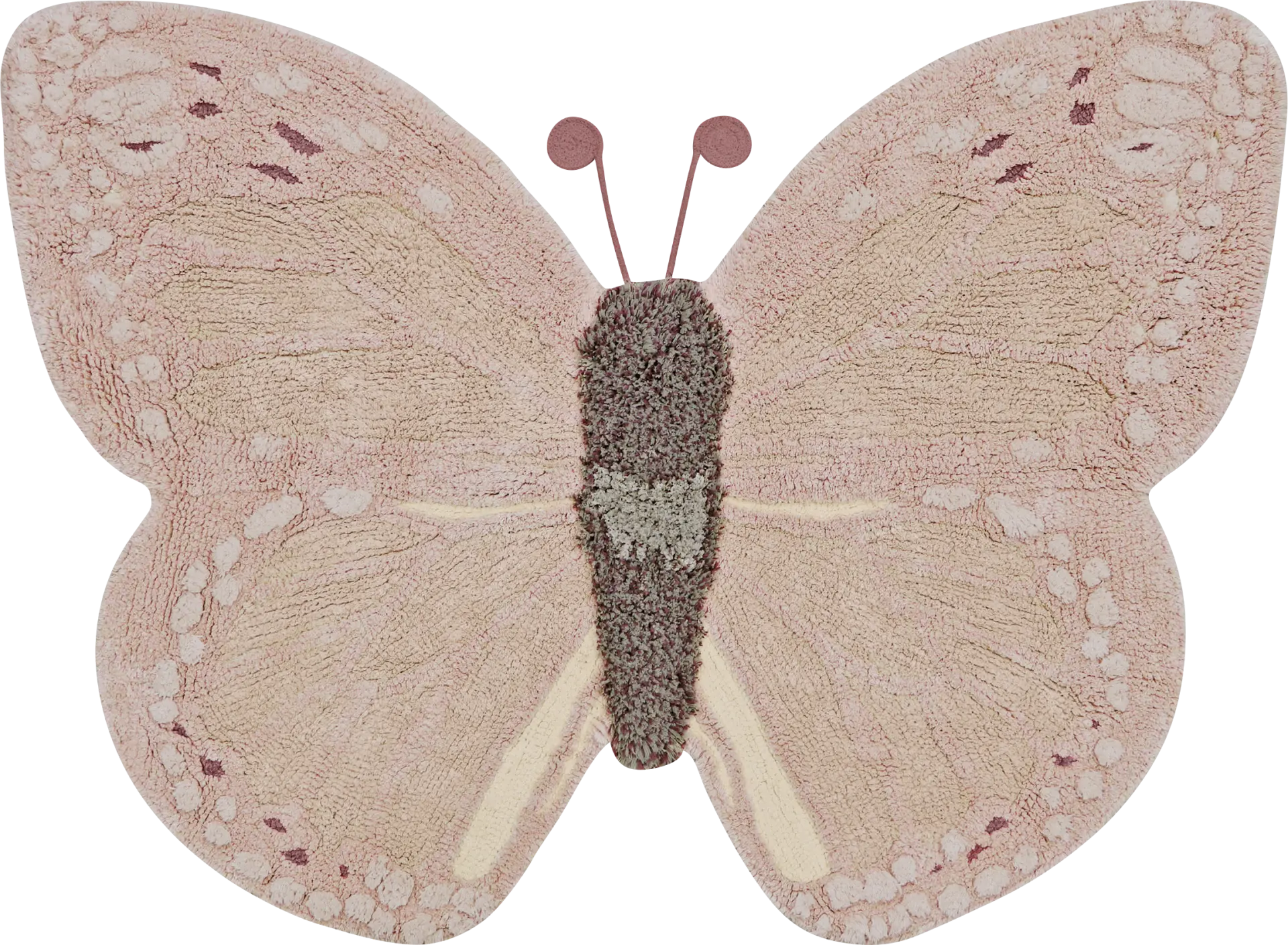 Kids Rose 3' x 4' Butterfly Rug