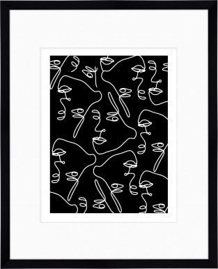 Ejin Black/White Artwork