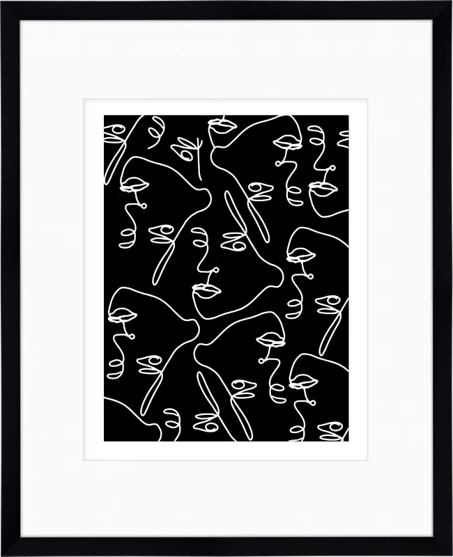 Ejin Black/White Artwork