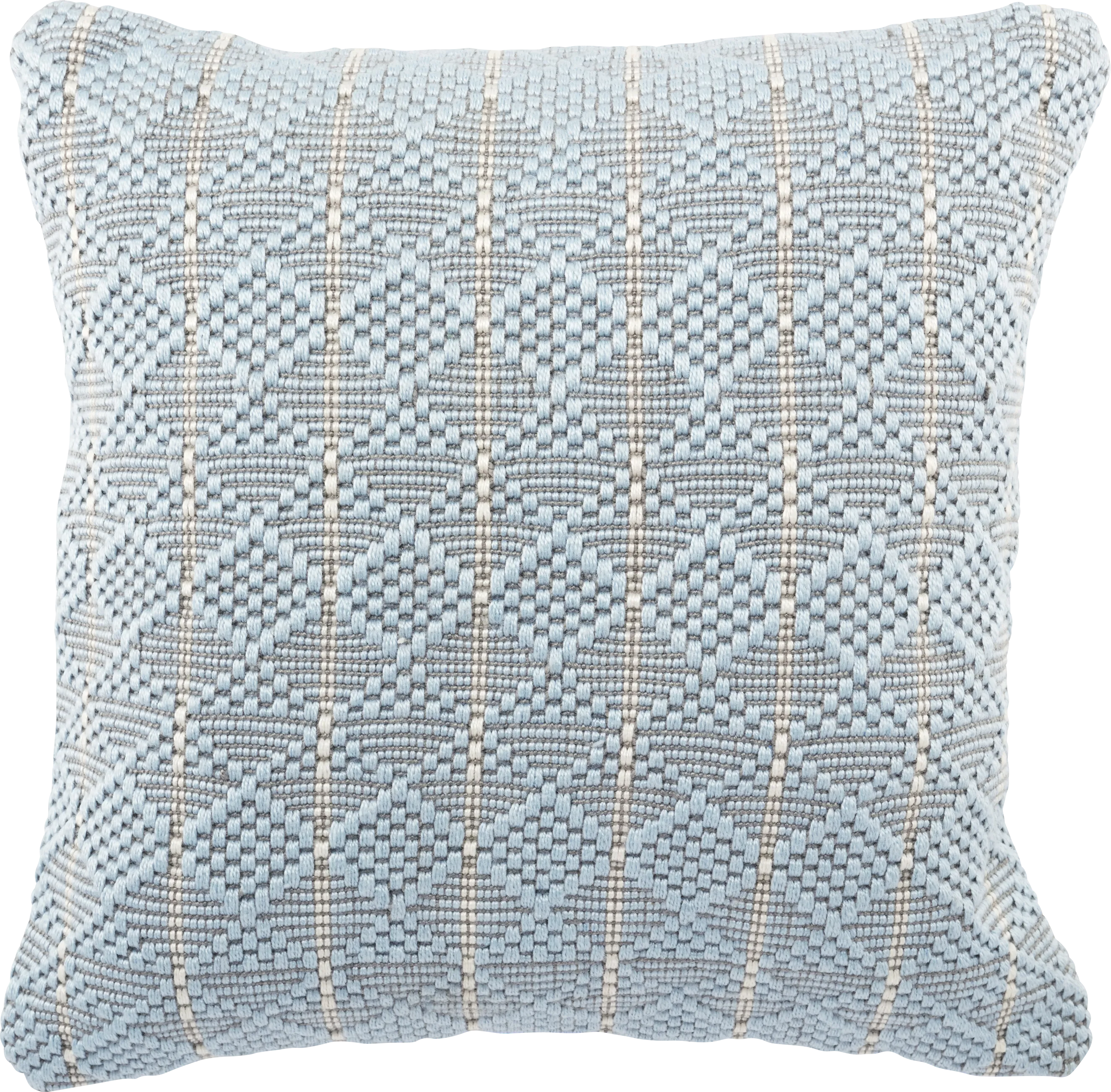 Mencier Blue Indoor/Outdoor Pillow - Thumbnail - Image 1