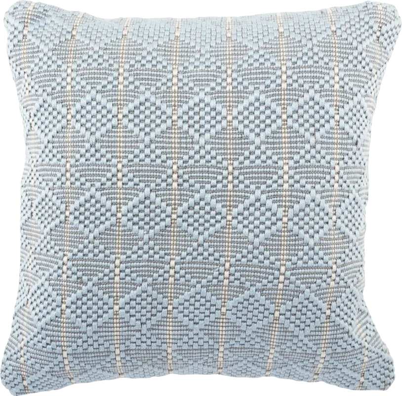 Mencier Blue Indoor/Outdoor Pillow