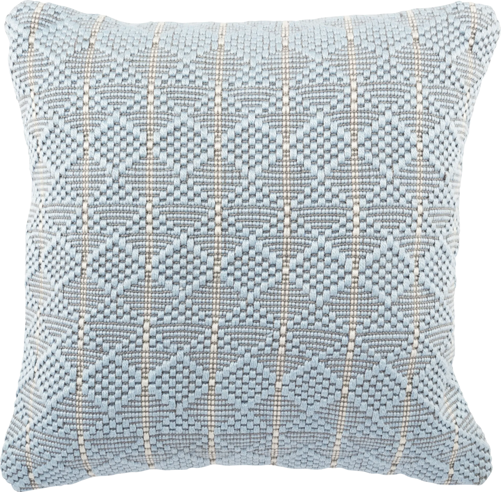 Mencier Blue Indoor/Outdoor Pillow - Image 1