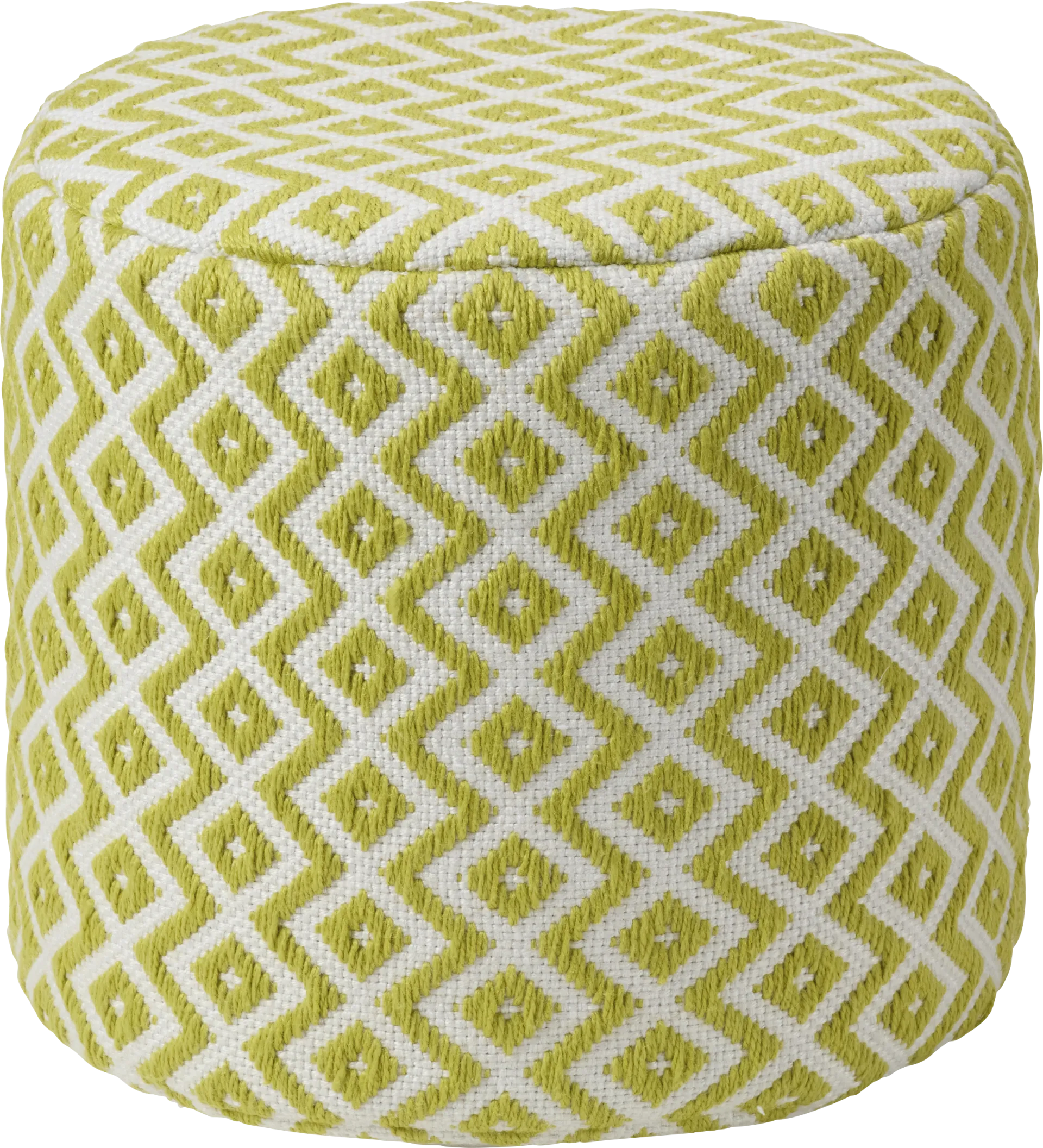 Smiris Green Indoor/Outdoor Pouf - Image 1
