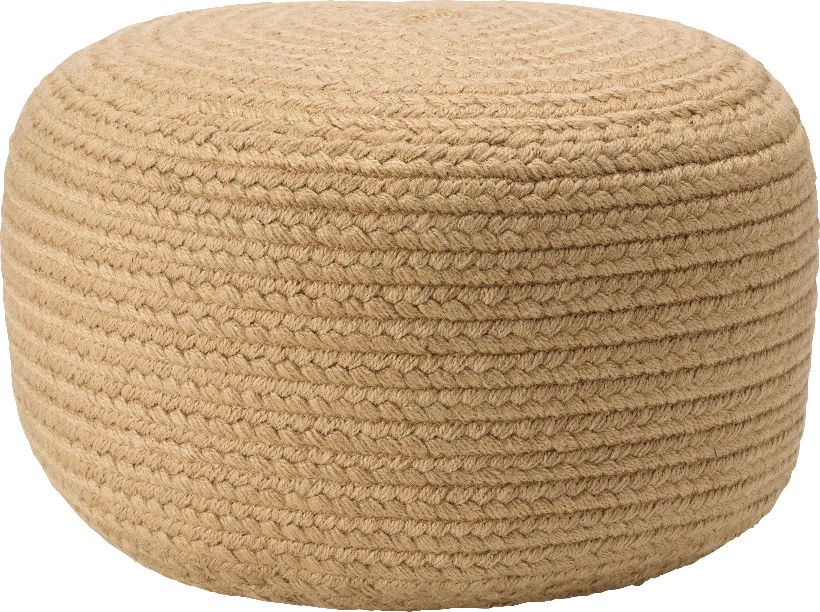 Mansfait Sand Indoor/Outdoor Pouf - Thumbnail - Image 1