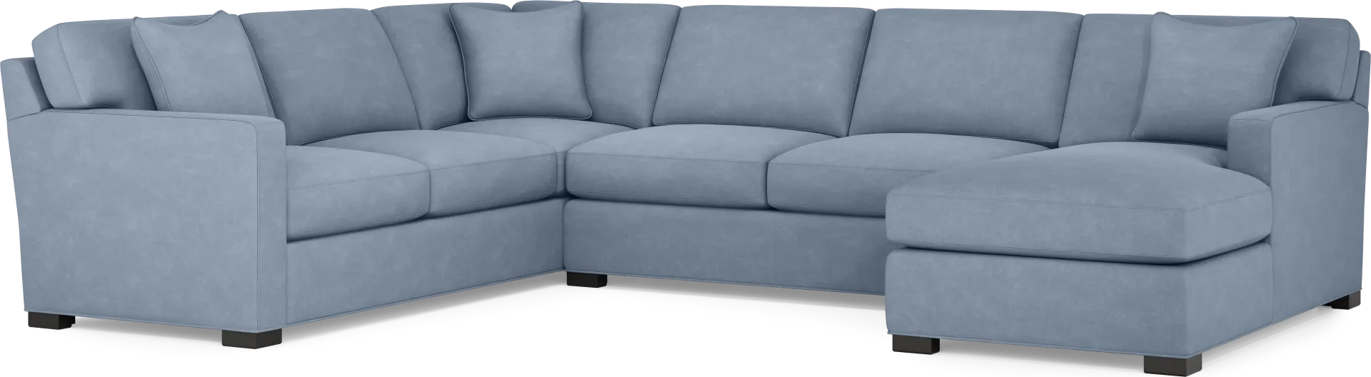 Harmonie Blue 3 Pc Sectional - Image 2