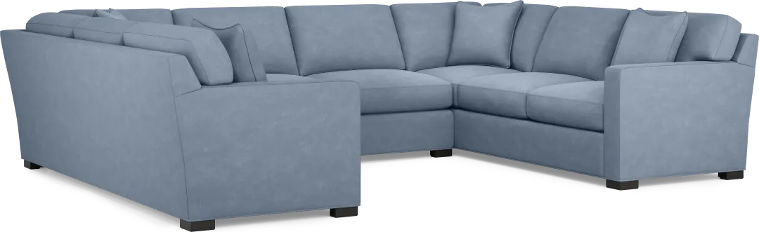 Harmonie Blue 3 Pc Sectional