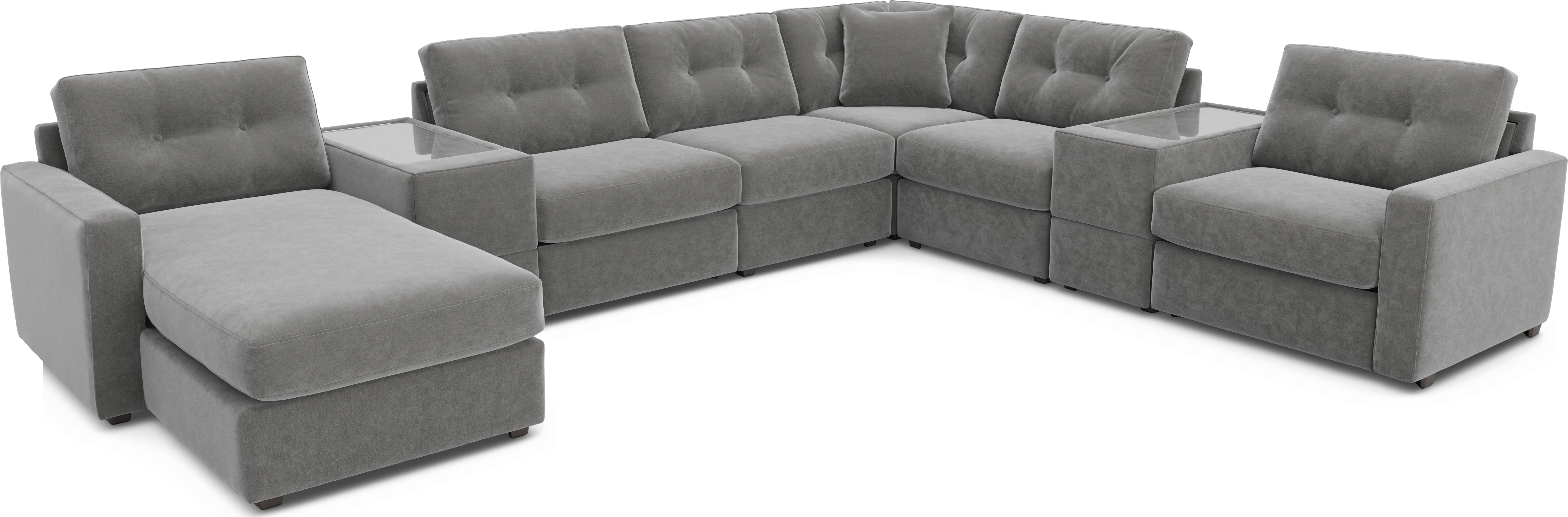 Gray 8 Pc ModularOne - Thumbnail - Image 1