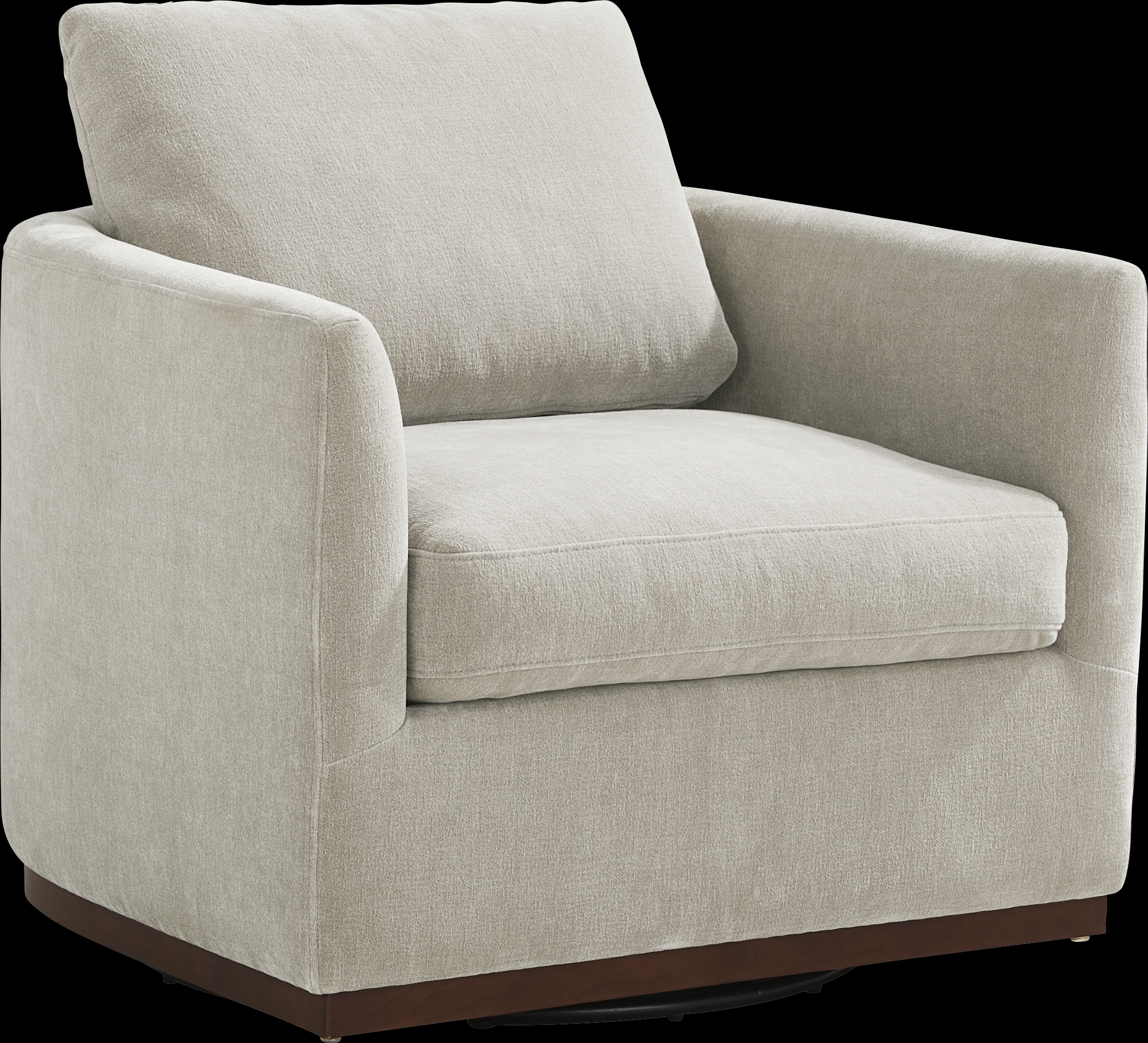 The Flow Gray Accent Chair - Thumbnail - Image 1